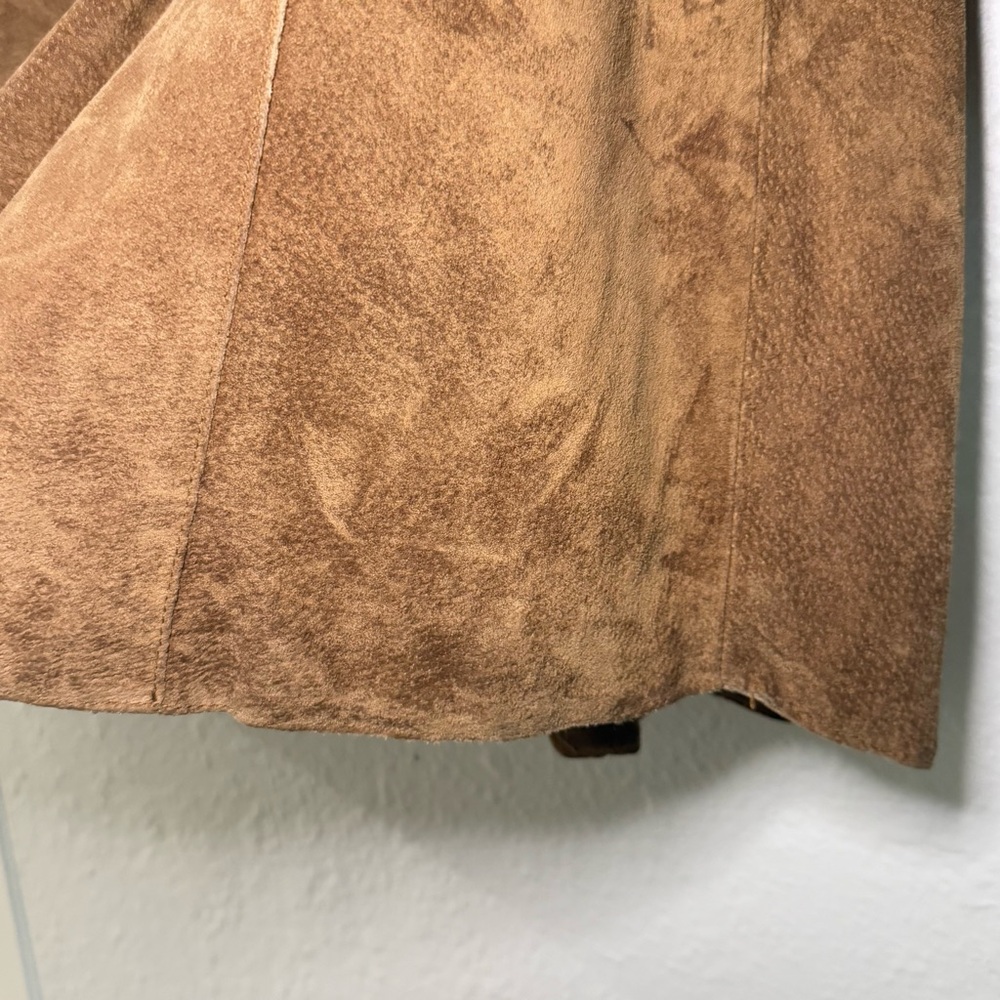 Vintage Live a Little Genuine Leather Shirt Jacket - Picture 4 of 15